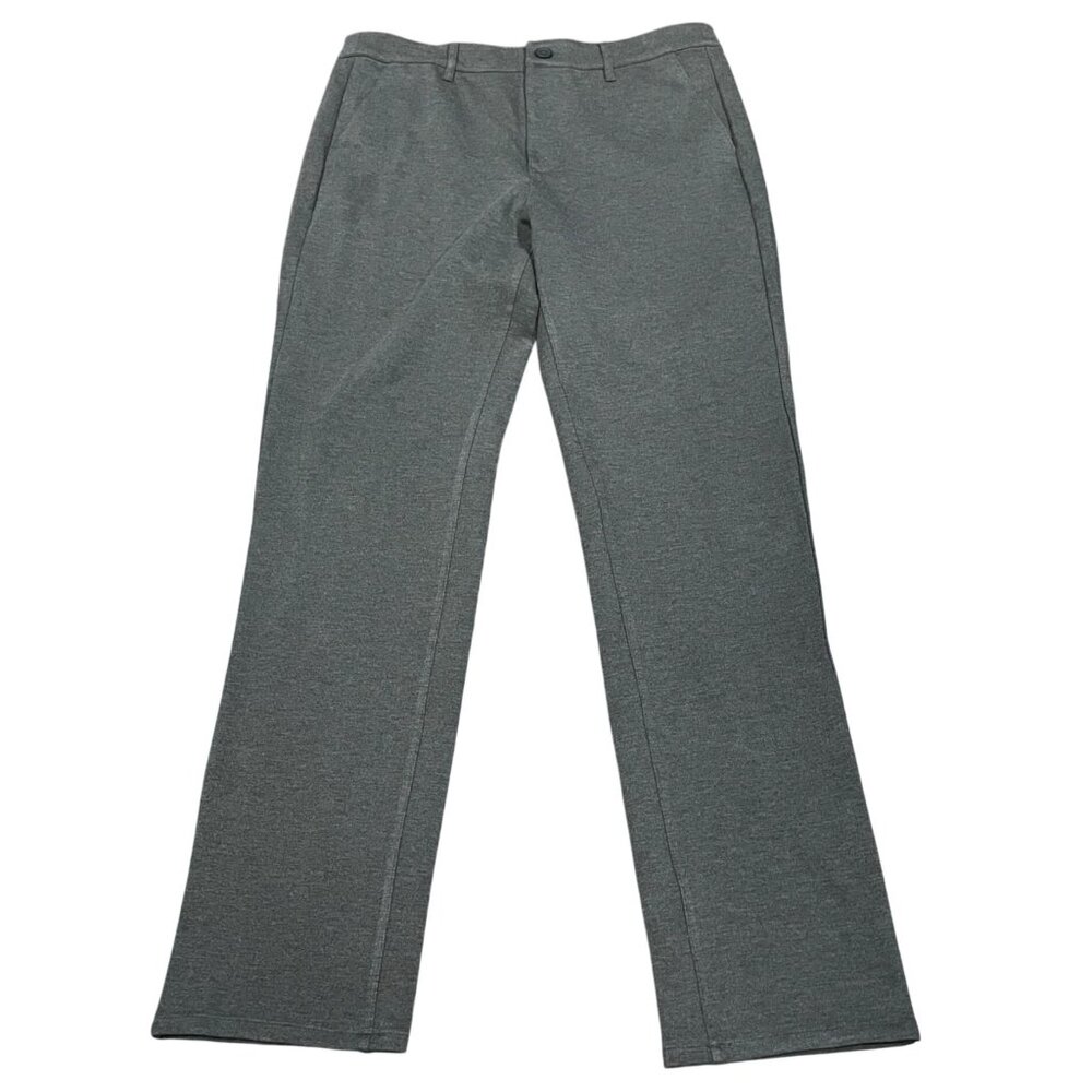 Dstrct & Row 33x32 Ponte Knit Stretchy Dress Pants Charcoal Gray Stitch Fix